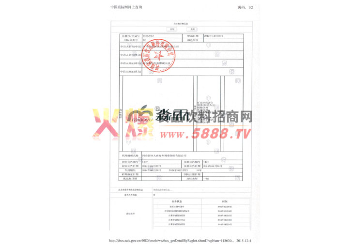 商標(biāo)信息
