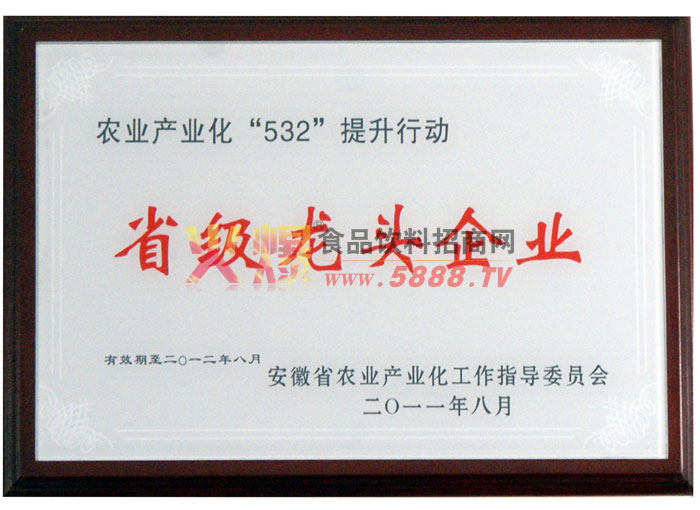 省級(jí)龍頭企業(yè)