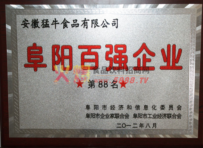 阜陽(yáng)百?gòu)?qiáng)企業(yè)