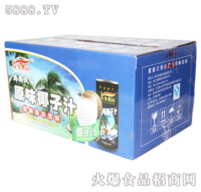 花季果園原味椰子汁240mlx24罐