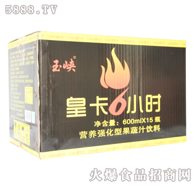 皇卡6小時營養(yǎng)強(qiáng)化型果蔬汁飲料600mlx15瓶