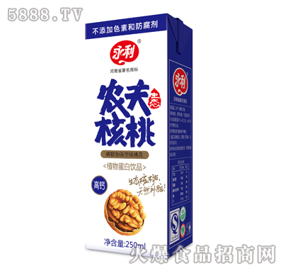 永利農(nóng)夫核桃磷脂加強型核桃乳苗條磚