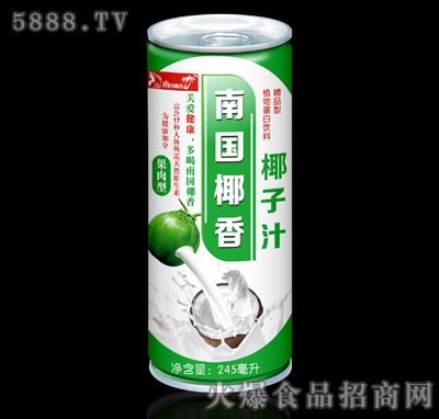 245ml南國椰香椰子汁果肉型