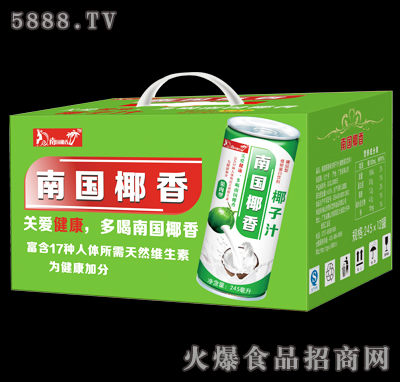 南國椰香椰子汁12罐裝開窗禮盒