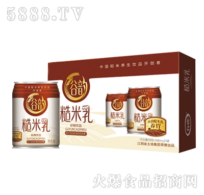 谷韻糙米乳罐裝箱248ml×24罐
