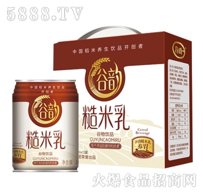 谷韻糙米乳罐裝箱248ml×12罐