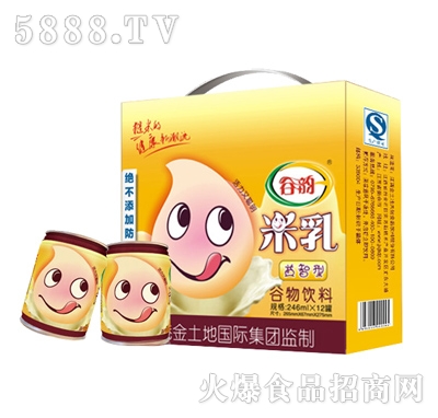 谷韻益智型米乳罐裝箱246ml×12罐