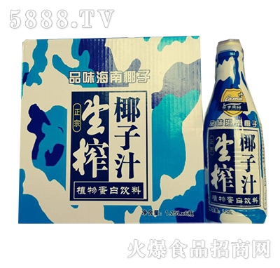 花季果園生榨椰子汁1.25x6瓶