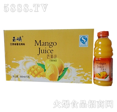 玉峽芒果汁600mlx15瓶