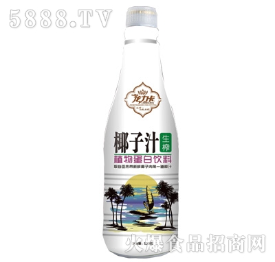 龍力卡生榨椰子汁500ml白