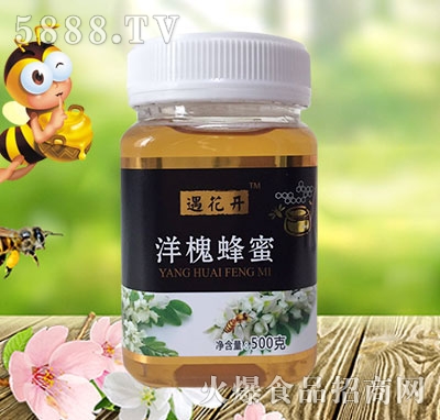 遇花開洋槐蜂蜜塑料瓶500克