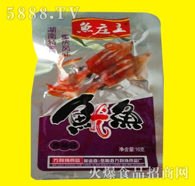 魚莊主魷魚香辣味16克