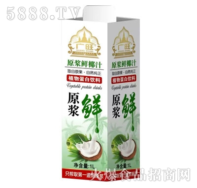 廣旺原漿鮮椰汁1L