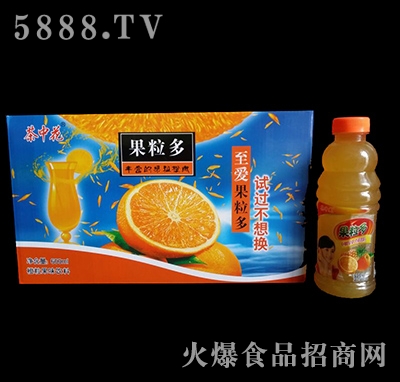 600ml茶中花果粒多
