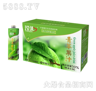 瀅沁青蘋果汁1Lx10瓶裝
