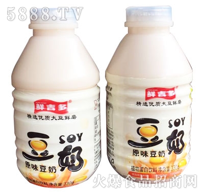鮮吉多原味豆奶330g