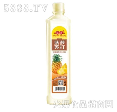 華沃菠蘿味蘇打水飲料420ml