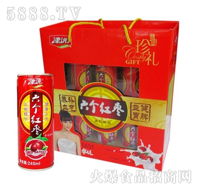 津沅六個紅棗果味飲料240ml