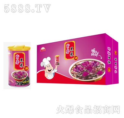 八百農(nóng)莊紫薯黑米粥（箱）