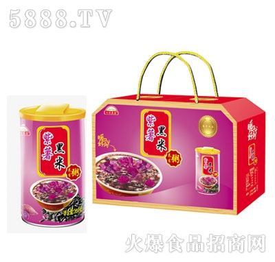 八百農(nóng)莊紫薯黑米粥