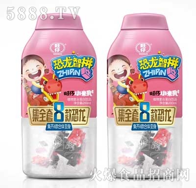 旺仔恐龍智拼植物復(fù)合蛋白飲料200ml紅瓶