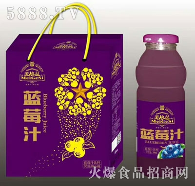 美格絲藍(lán)莓汁飲料350mlx8瓶