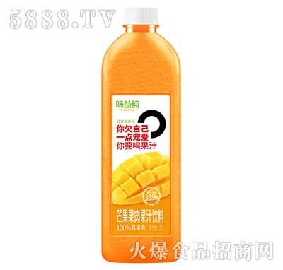 味益純芒果果肉果汁1.25L