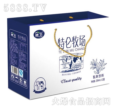 通飛特倫牧場乳味飲料250mlX12
