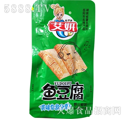 艾妍魚豆腐ye山椒味25g