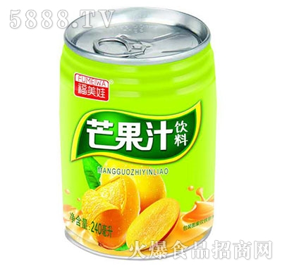 福美娃芒果汁飲料罐裝