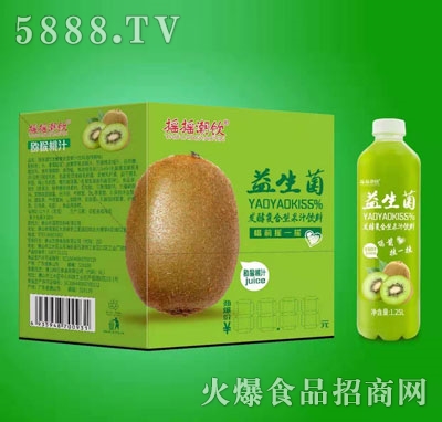 搖搖潮飲益生菌發(fā)酵果汁獼猴桃味