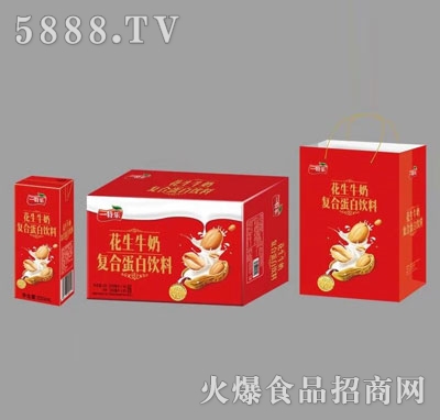 一特樂花生牛奶復(fù)合蛋白飲料（箱）