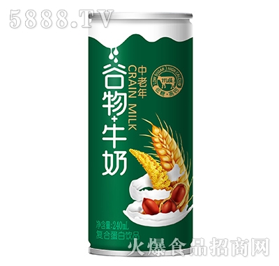 谷物牛奶中老年低糖高鈣蛋白飲品240ml