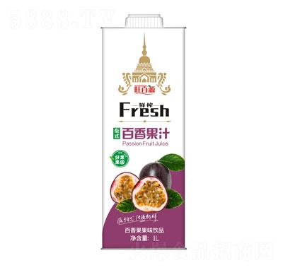 旺百源泰式百香果汁1L