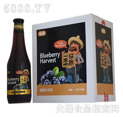 東致1.08L菊花瓶藍莓汁飲料