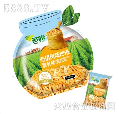 多悅泰國風(fēng)味炒米蟹黃味86g