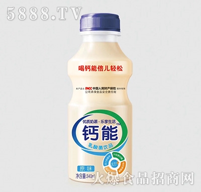 鈣能乳酸菌風(fēng)味飲品原味340ml