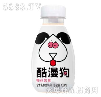 酷漫狗櫻花奶昔380ml