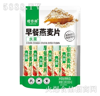 檬香趣水果早餐燕麥片200g（35g×6）
