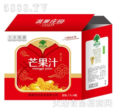 淇果莊園芒果汁1.5LX6