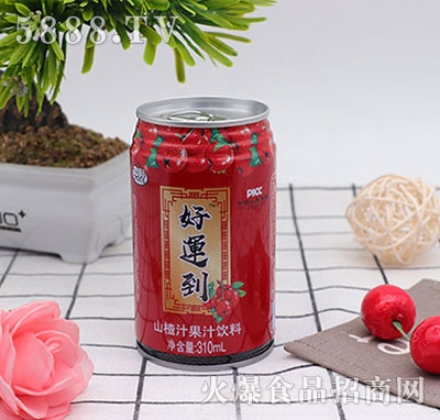 好運到山楂汁果汁飲料310ml