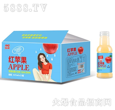彌格紅蘋果果汁飲料445mlx15
