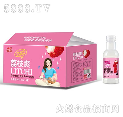 彌格荔枝爽果汁飲料445mlx15