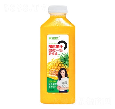 果益果C菠蘿果肉果汁飲料488ml