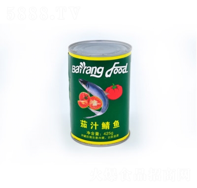 百洋588型茄汁鯖魚罐頭