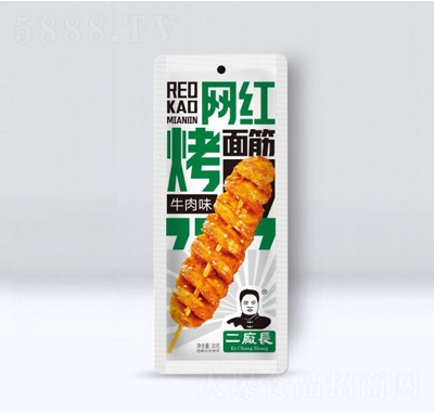 二廠長網(wǎng)紅烤面筋牛肉味30克