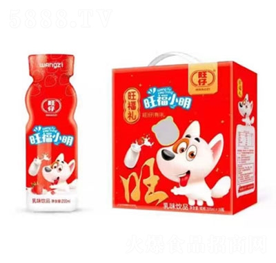 旺仔旺福小明乳味飲品200mlX16瓶