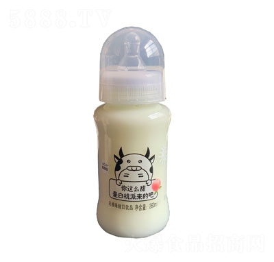盈飲白桃味酸奶飲品260ml