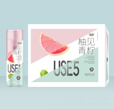 粒汁健柚見青檸復(fù)合果汁飲料