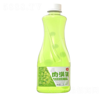 肉滿滿葡萄果粒果汁飲料1.25L